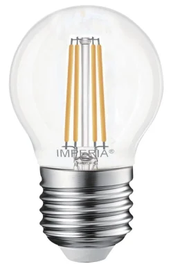 IMPERIA LED SFERA E27 2700K 4W 230V 25000H: vendita online IMPERIA LED SFERA E27 2700K 4W 230V 25000H in offerta
