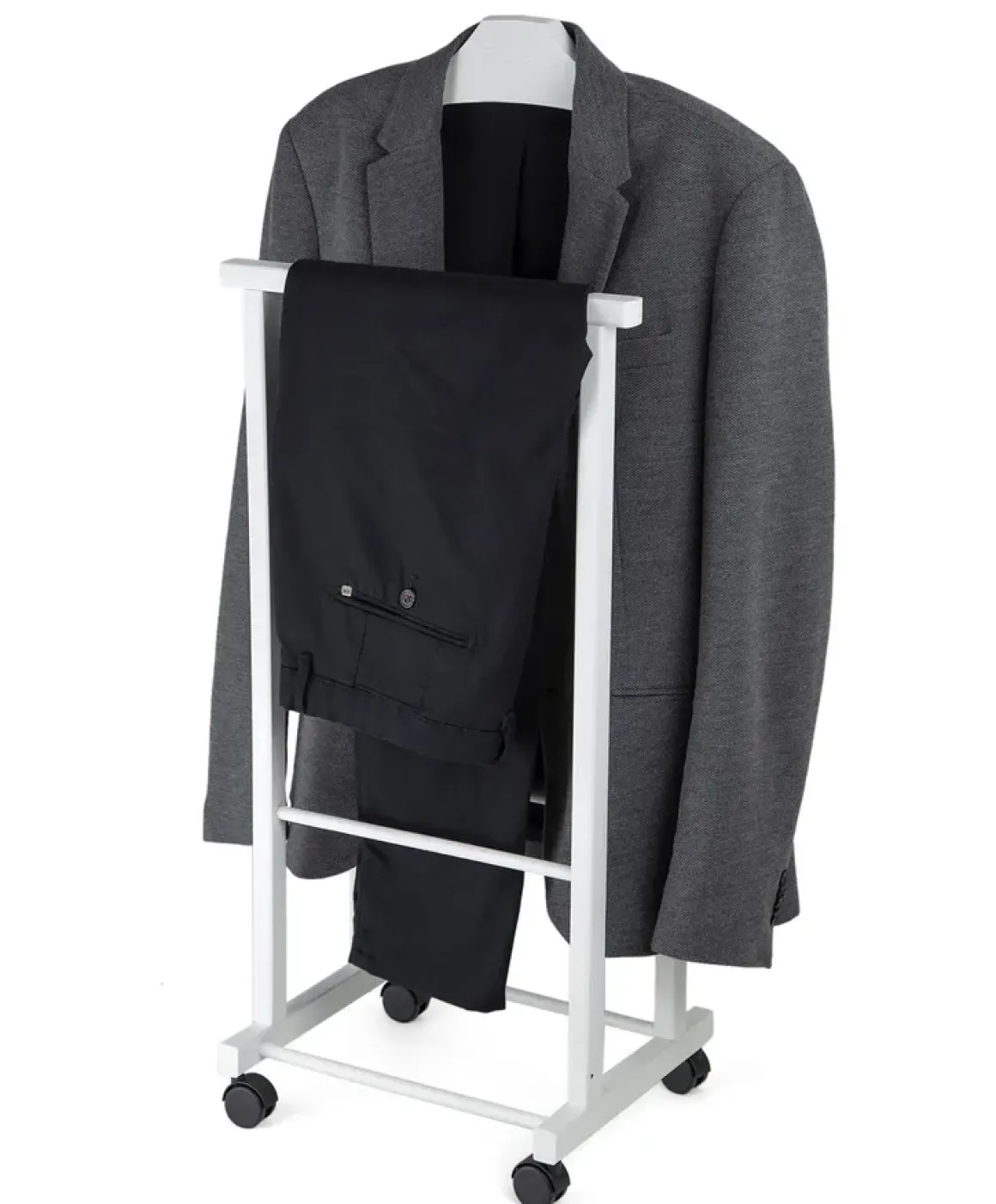 INDOSSATORE DOPPIO DA CAMERA IN LEGNO BIANCO : vendita online INDOSSATORE DOPPIO DA CAMERA IN LEGNO BIANCO in offerta