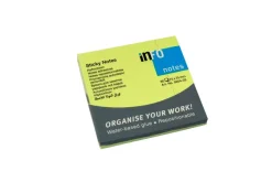 INFO NOTES - BLOCCO 80 FF ADESIVI BRILLIANT VERDE FLUO 75X75mm: vendita online INFO NOTES - BLOCCO 80 FF ADESIVI BRILLIANT VERDE FLUO 75X75mm in offerta