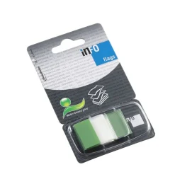 INFO NOTES - CONF. 50 ADESIVI SEGNAPAGINA 25X43mm VERDE: vendita online INFO NOTES - CONF. 50 ADESIVI SEGNAPAGINA 25X43mm VERDE in offerta
