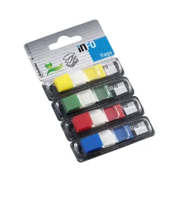 INFO NOTES - CONF. 144 ADESIVI SEGNAPAGINA 12.5X43mm ASSORTITI: vendita online INFO NOTES - CONF. 144 ADESIVI SEGNAPAGINA 12.5X43mm ASSORTITI in offerta