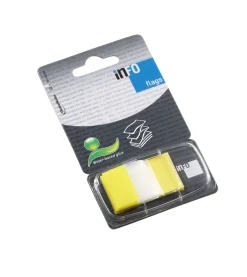 INFO NOTES - CONF. 50 ADESIVI SEGNAPAGINA 25X43mm GIALLO: vendita online INFO NOTES - CONF. 50 ADESIVI SEGNAPAGINA 25X43mm GIALLO in offerta