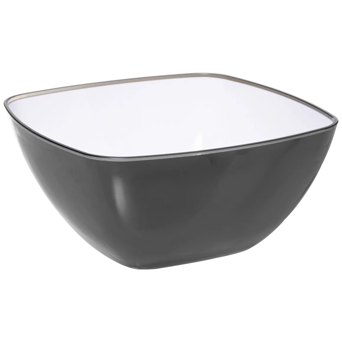 INSALATIERA QUADRATA ANTRACITE 24.8X24.8CM 3900ML