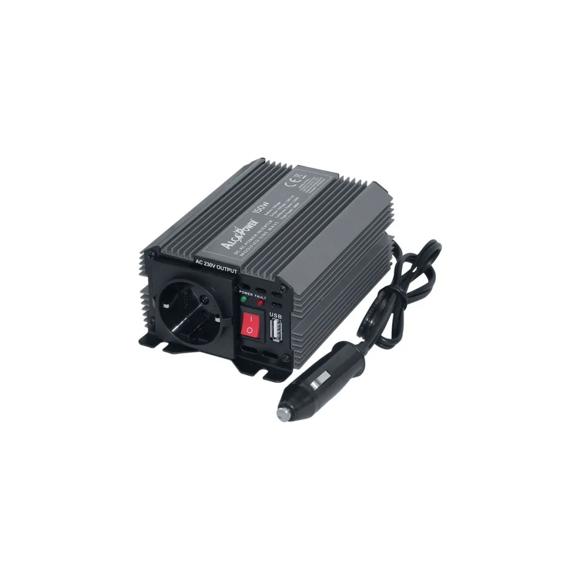 INVERTER SOFT STAR 150W INPUT 12V DCOUT 230V: vendita online INVERTER SOFT STAR 150W INPUT 12V DCOUT 230V in offerta