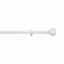 KIT 5PZ PALO IN METALLO 19MM - MODELLO SFERA ANELLO BIANCO 110-200CM: vendita online KIT 5PZ PALO IN METALLO 19MM - MODELLO SFERA ANELLO BIANCO 110-200CM in offerta
