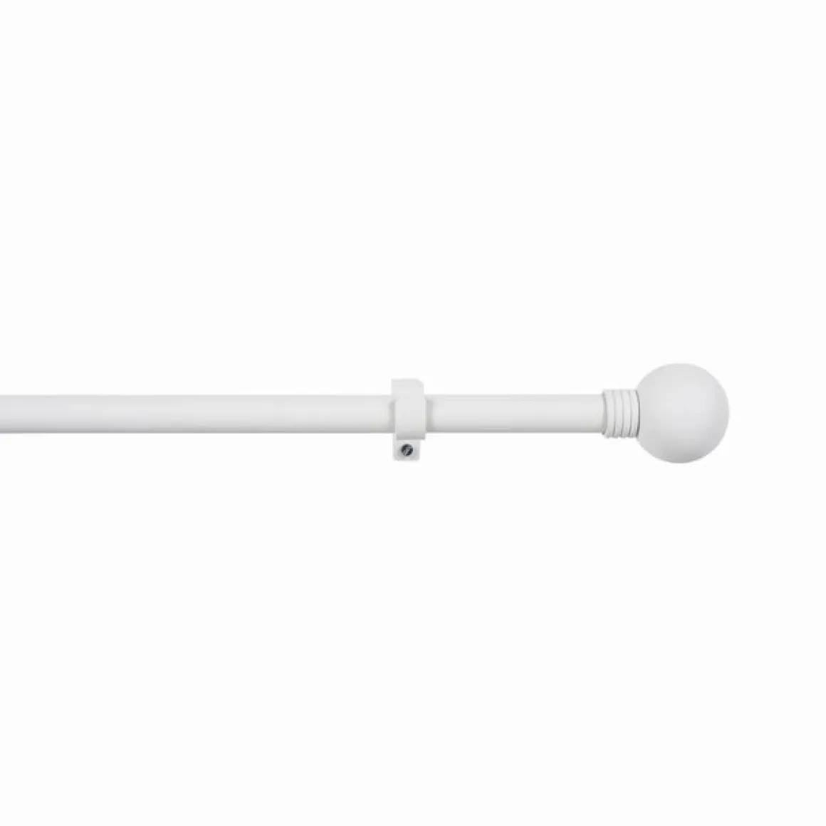 KIT 5PZ PALO IN METALLO 19MM - MODELLO SFERA ANELLO BIANCO 110-200CM: vendita online KIT 5PZ PALO IN METALLO 19MM - MODELLO SFERA ANELLO BIANCO 110-200CM in offerta