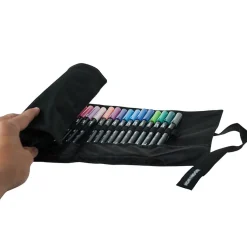 KOH I NOOR - ASTUCCIO ARROTOLABILE DA 24 SCOMPARTI 21.5X7.5CM NERO: vendita online KOH I NOOR - ASTUCCIO ARROTOLABILE DA 24 SCOMPARTI 21.5X7.5CM NERO in offerta