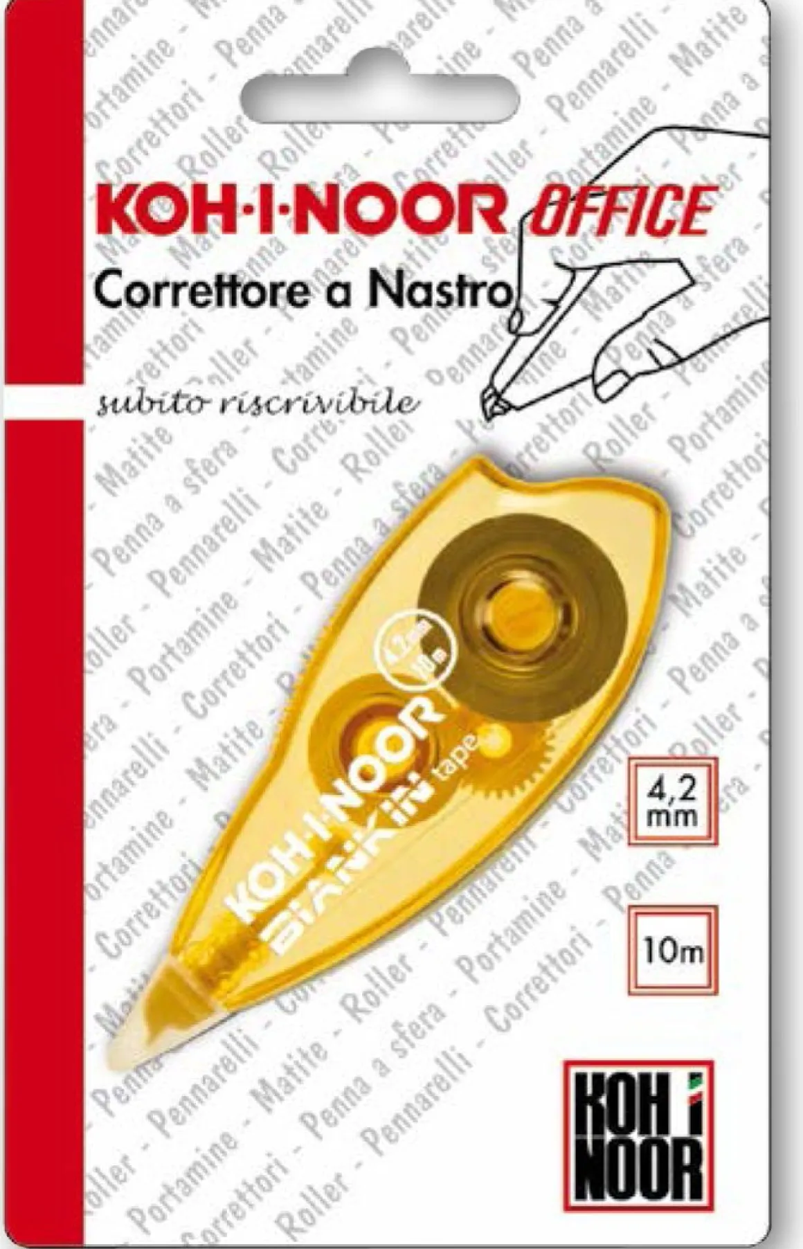 KOH I NOOR - CORRETTORE A NASTRO BIANKIN TAPE : vendita online KOH I NOOR - CORRETTORE A NASTRO BIANKIN TAPE in offerta