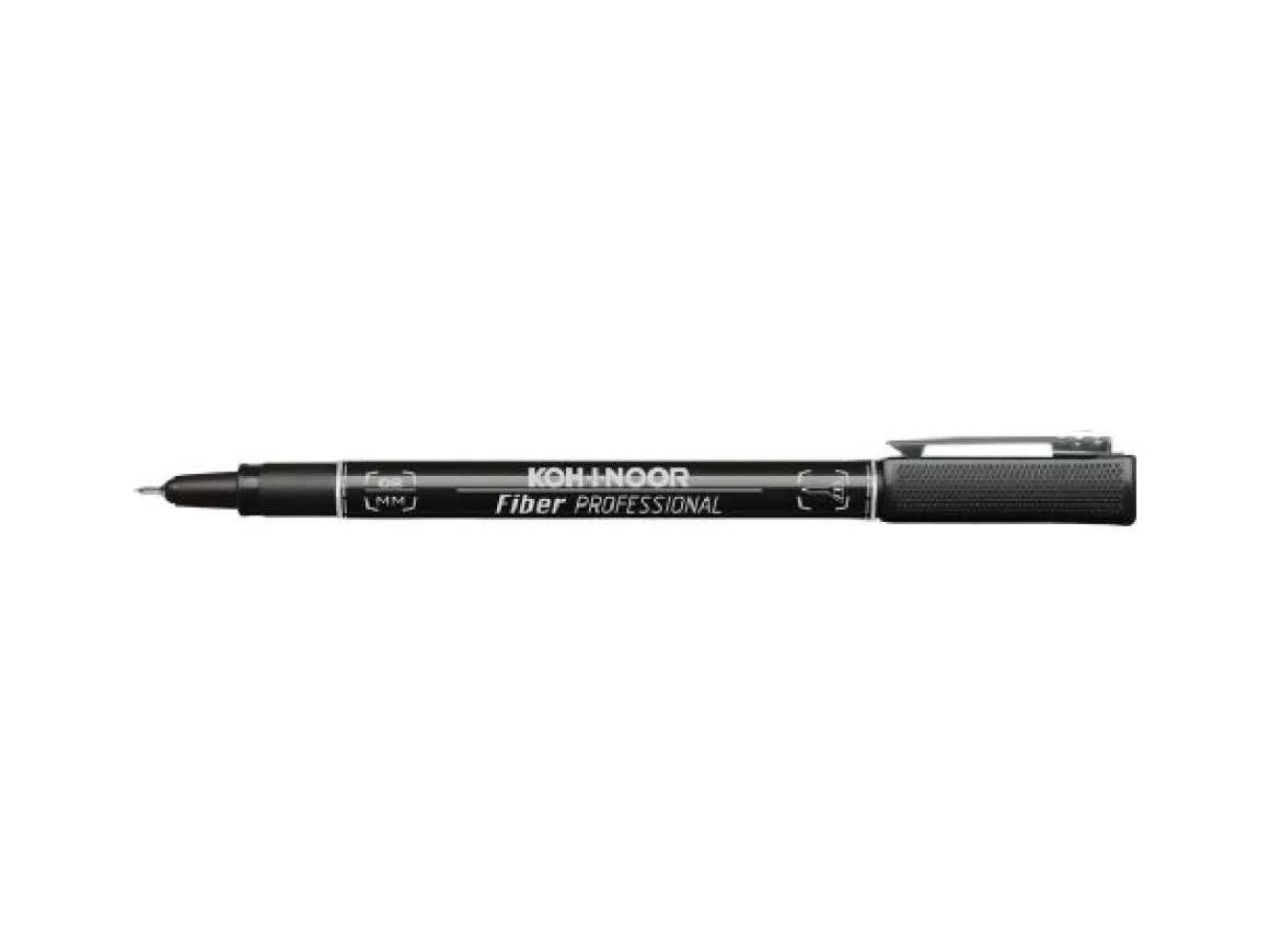KOH I NOOR - PENNA A FIBRA PROFESSIONAL FIBER NERA (02): vendita online KOH I NOOR - PENNA A FIBRA PROFESSIONAL FIBER NERA (02) in offerta