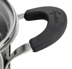 LAGOSTINA - CASSERUOLA 2 MANICI LINEA TEMPRA CON COPERCHIO D.18CM