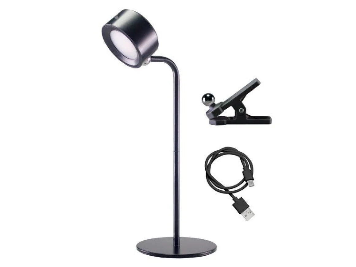 LAMPADA DA LETTURA 3 IN 1 MAGNETE DIAM 12 H. 30CM NERA: vendita online LAMPADA DA LETTURA 3 IN 1 MAGNETE DIAM 12 H. 30CM NERA in offerta