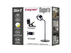 LAMPADA DA LETTURA 3 IN 1 MAGNETE DIAM 12 H. 30CM NERA: vendita online LAMPADA DA LETTURA 3 IN 1 MAGNETE DIAM 12 H. 30CM NERA in offerta