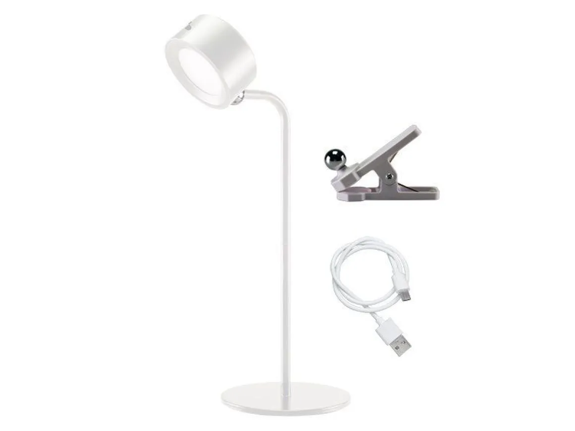 LAMPADA DA LETTURA 3 IN 1 MAGNETE DIAM 12 H. 30CM BIANCA: vendita online LAMPADA DA LETTURA 3 IN 1 MAGNETE DIAM 12 H. 30CM BIANCA in offerta