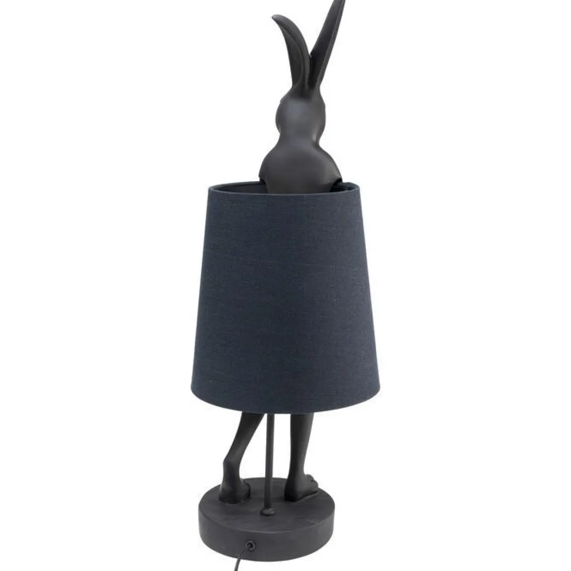 LAMPADA DA TAVOLO ANIMAL RABBIT NERO/ARGENTO H.68,2CM - E14 1X5W 50/60HZ: vendita online LAMPADA DA TAVOLO ANIMAL RABBIT NERO/ARGENTO H.68,2CM - E14 1X5W 50/60HZ in offerta