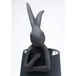 LAMPADA DA TAVOLO ANIMAL RABBIT NERO/ARGENTO H.68,2CM - E14 1X5W 50/60HZ: vendita online LAMPADA DA TAVOLO ANIMAL RABBIT NERO/ARGENTO H.68,2CM - E14 1X5W 50/60HZ in offerta