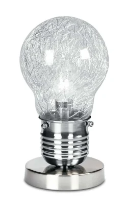 LAMPADA DA TAVOLO LAMPADINA FILI IN ALLUMINIO D 15 H 28CM - 1XE14: vendita online LAMPADA DA TAVOLO LAMPADINA FILI IN ALLUMINIO D 15 H 28CM - 1XE14 in offerta