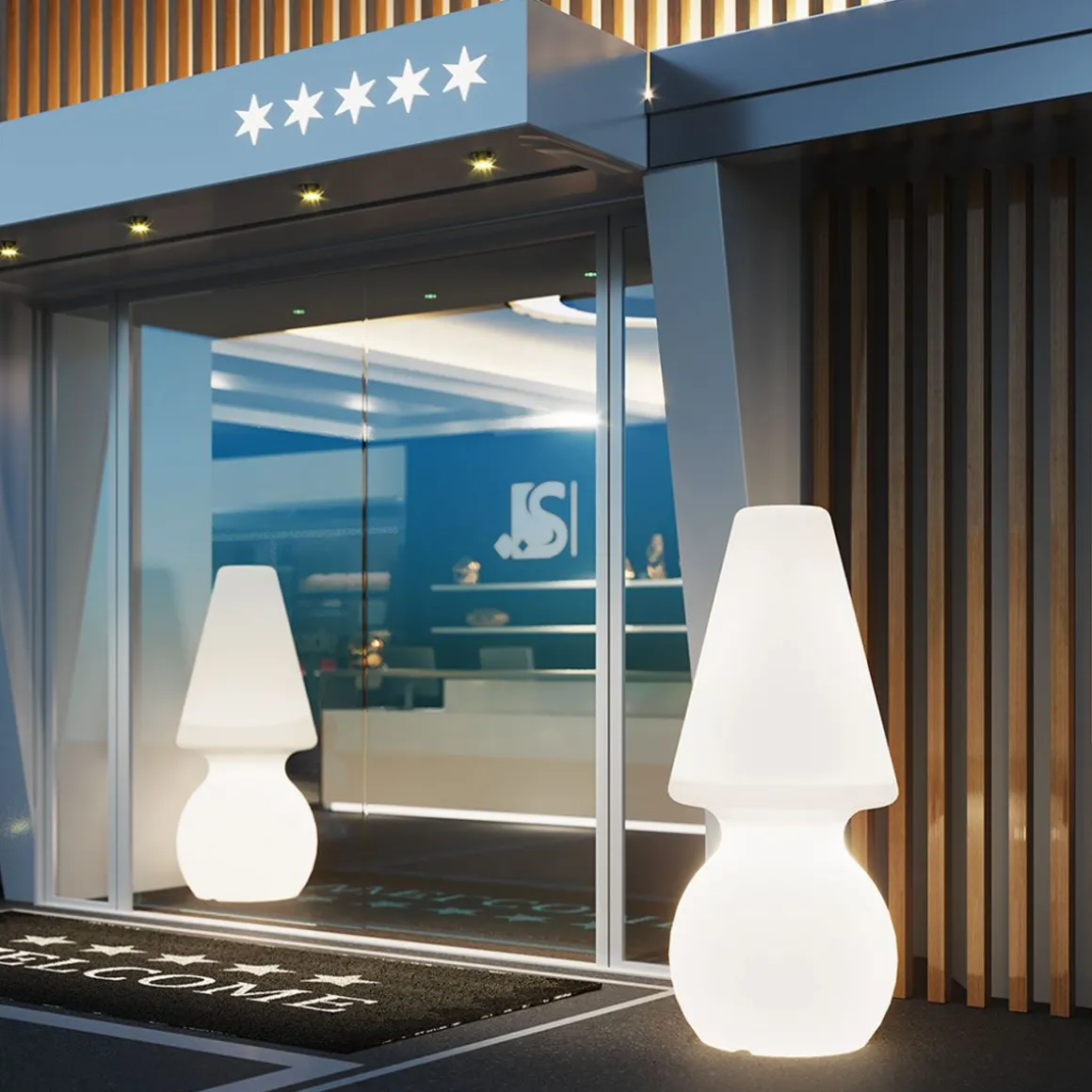 LAMPADA A LED MY BIG LIGHT H 142CM - 1X18W IP44: vendita online LAMPADA A LED MY BIG LIGHT H 142CM - 1X18W IP44 in offerta