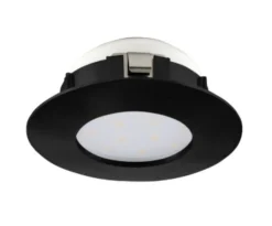 LAMPADA DA INCASSO LED PINEDA NERA D. 7,8CM - 1X4.9W 460lm 3000K IP20 IP44: vendita online LAMPADA DA INCASSO LED PINEDA NERA D. 7,8CM - 1X4.9W 460lm 3000K IP20 IP44 in offerta