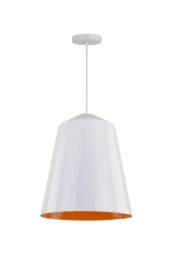 LAMPADA DA SOFFITTO IN METALLO BIANCA - 1XE27 MAX 40W: vendita online LAMPADA DA SOFFITTO IN METALLO BIANCA - 1XE27 MAX 40W in offerta