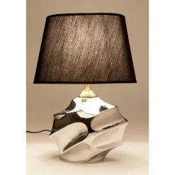 LAMPADA DA TAVOLO ALBA ARGENTO H 42CM - 1XE27 40W 230V 50/60HZ: vendita online LAMPADA DA TAVOLO ALBA ARGENTO H 42CM - 1XE27 40W 230V 50/60HZ in offerta