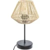 LAMPADA DA TAVOLO CON CORDA NATURALE JILY H34CM: vendita online LAMPADA DA TAVOLO CON CORDA NATURALE JILY H34CM in offerta