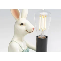 LAMPADA DA TAVOLO GIRL RABBIT H 21CM - E14 1X40W 230V 50/60hz: vendita online LAMPADA DA TAVOLO GIRL RABBIT H 21CM - E14 1X40W 230V 50/60hz in offerta