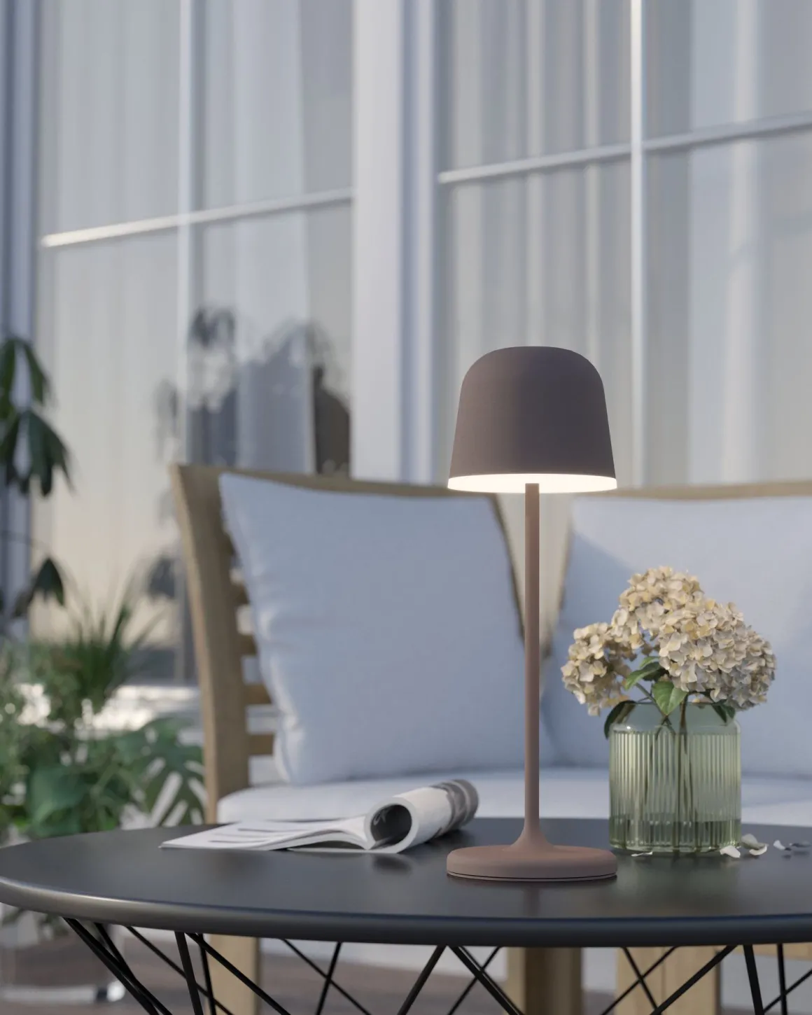 LAMPADA DA TAVOLO MANNERA RAMATO H. 34CM - 2.2W 3000K 200lm: vendita online LAMPADA DA TAVOLO MANNERA RAMATO H. 34CM - 2.2W 3000K 200lm in offerta