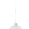 LAMPADARIO ALABASTRO BIANCO CON FASCIA AMBRA D. 30CM - 1XE27 MAX 60W: vendita online LAMPADARIO ALABASTRO BIANCO CON FASCIA AMBRA D. 30CM - 1XE27 MAX 60W in offerta