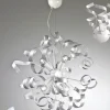 LAMPADARIO ARGENTO D. 60CM - 6XE14 : vendita online LAMPADARIO ARGENTO D. 60CM - 6XE14 in offerta