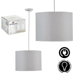 LAMPADARIO BIANCO D. 30CM - E27 220V-24V 60W: vendita online LAMPADARIO BIANCO D. 30CM - E27 220V-24V 60W in offerta