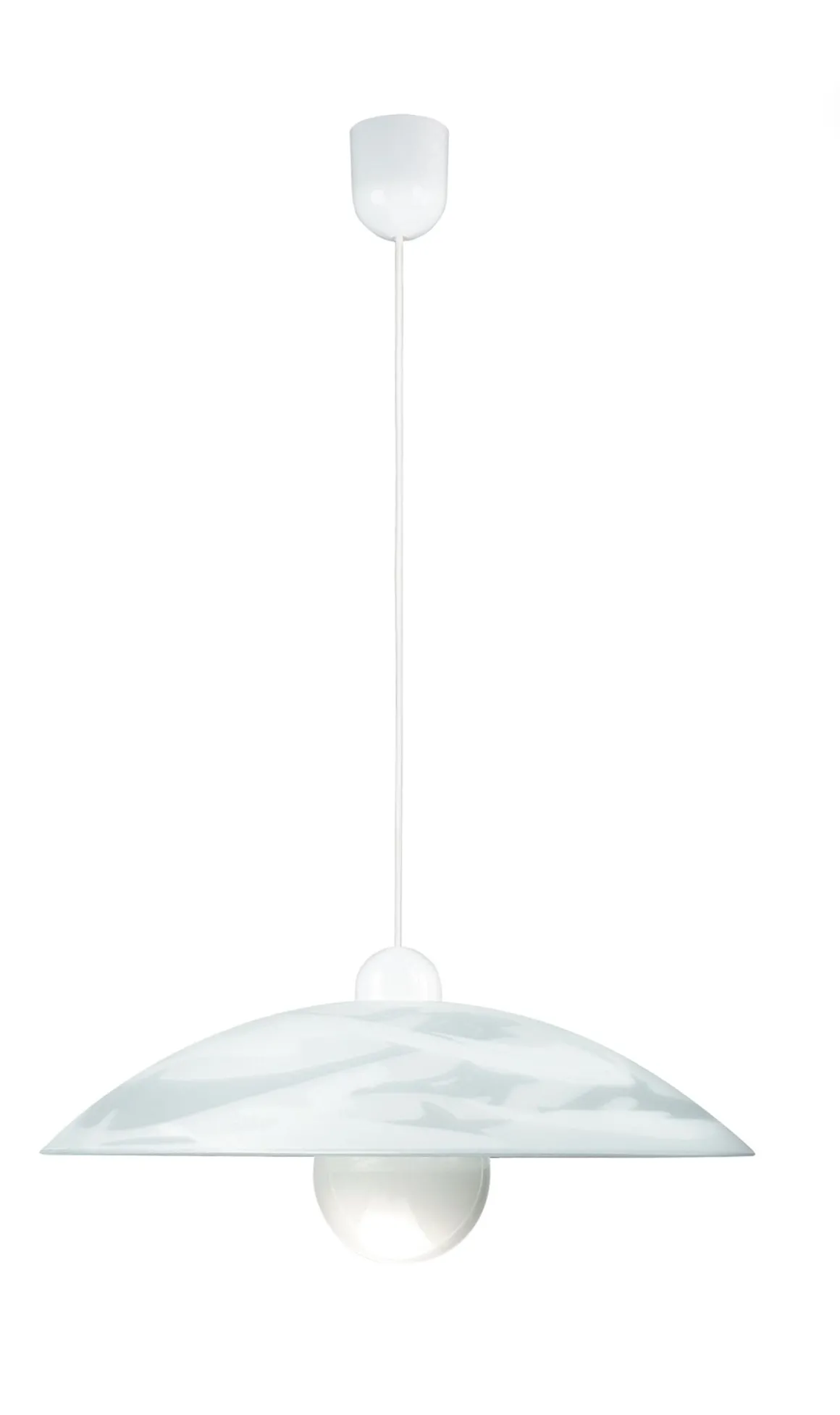 LAMPADARIO CURVA ALABASTRO BIANCO D. 48CM - 1XE27 MAX 60W: vendita online LAMPADARIO CURVA ALABASTRO BIANCO D. 48CM - 1XE27 MAX 60W in offerta