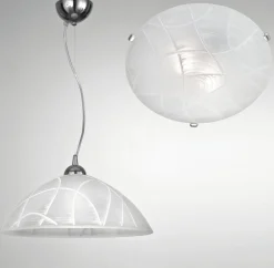 LAMPADARIO ROMBO D. 40CM - 1XE27: vendita online LAMPADARIO ROMBO D. 40CM - 1XE27 in offerta