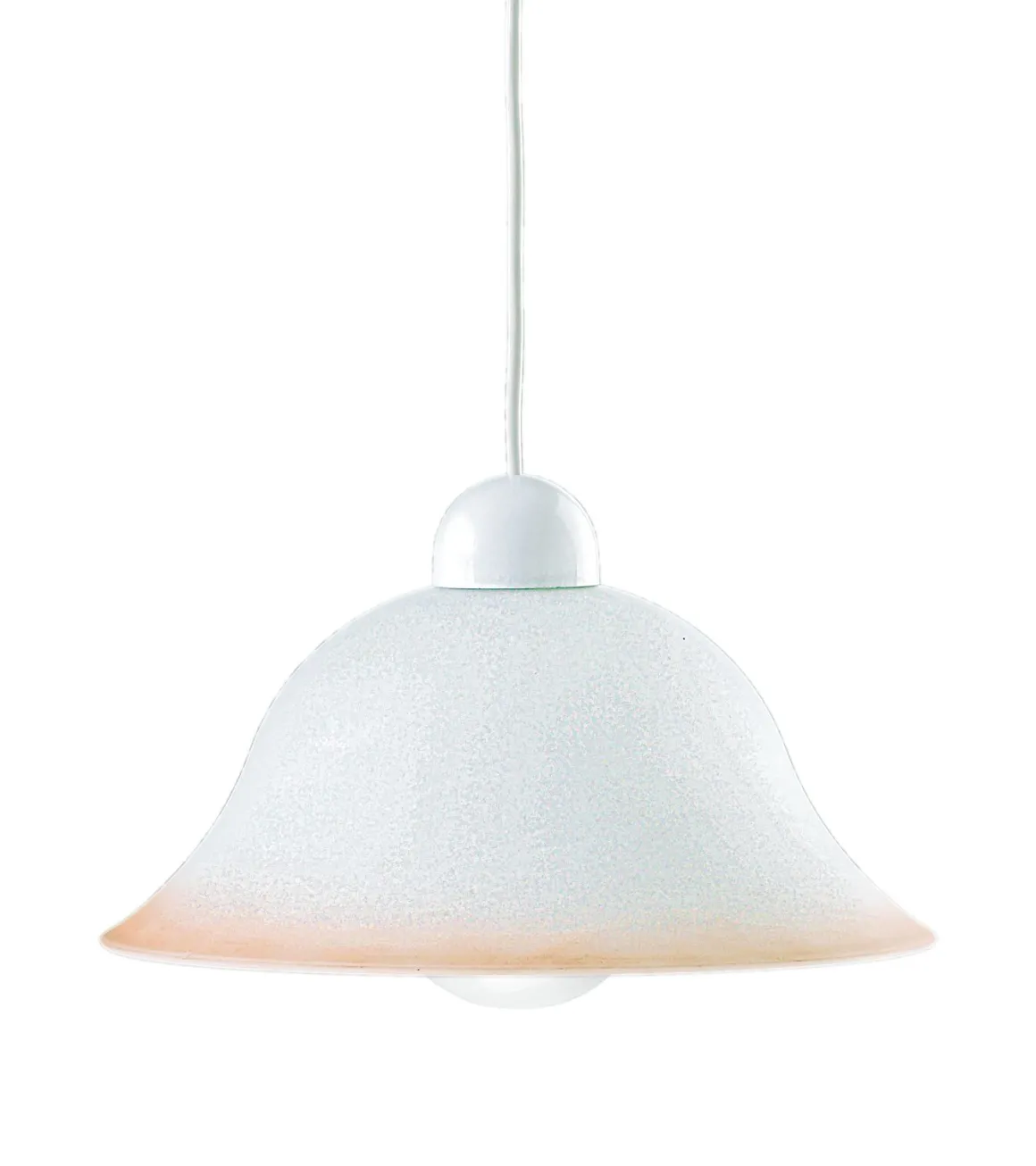 LAMPADARIO ALABASTRO BIANCO CON FASCIA ROSA D. 30CM - 1XE27 MAX 60W: vendita online LAMPADARIO ALABASTRO BIANCO CON FASCIA ROSA D. 30CM - 1XE27 MAX 60W in offerta