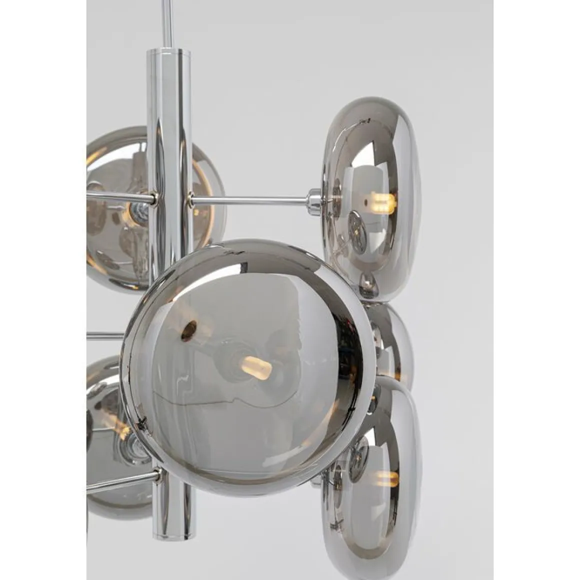 LAMPADARIO HEADLIGHT 9 LUCI CROMATO 53X53 H 155CM - 230V 50/60HZ 30W G9: vendita online LAMPADARIO HEADLIGHT 9 LUCI CROMATO 53X53 H 155CM - 230V 50/60HZ 30W G9 in offerta