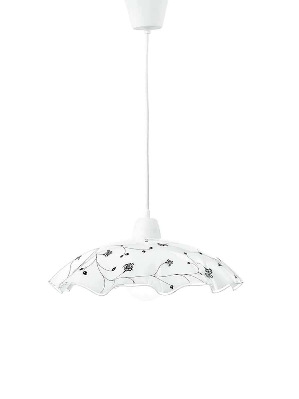 LAMPADARIO ROOT CON PENDEL BIANCO 42X30CM - 1XE27 MAX 60W: vendita online LAMPADARIO ROOT CON PENDEL BIANCO 42X30CM - 1XE27 MAX 60W in offerta