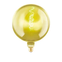 LAMPADINA A LED G200 GIALLA D. 20CM - E27 1X4W 1900k: vendita online LAMPADINA A LED G200 GIALLA D. 20CM - E27 1X4W 1900k in offerta
