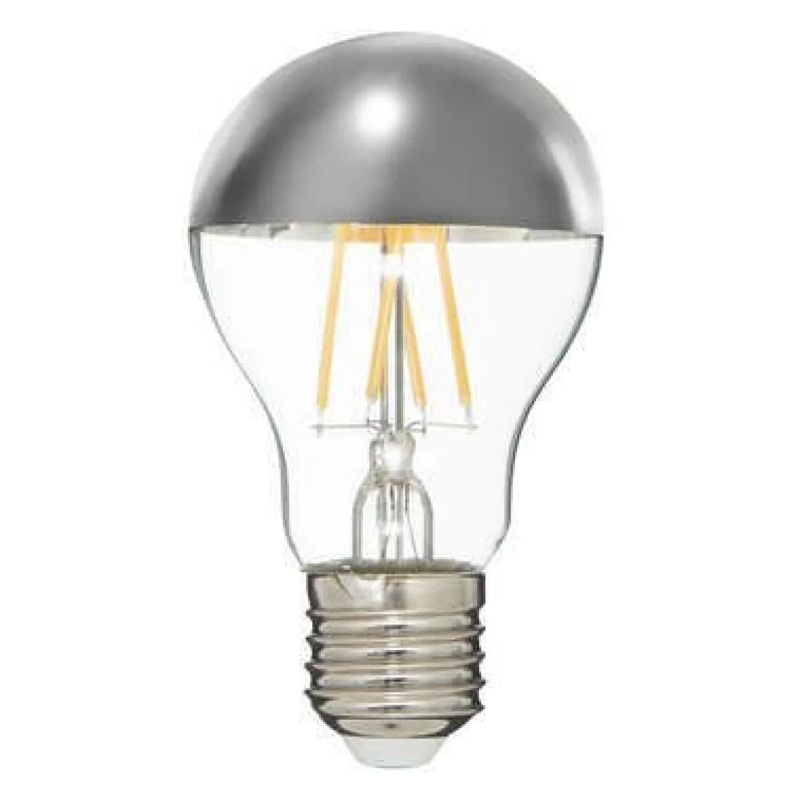 LAMPADINA A LED TRASPARENTE/ARGENTO E27: vendita online LAMPADINA A LED TRASPARENTE/ARGENTO E27 in offerta