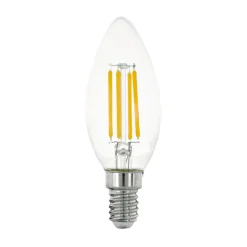 LAMPADINA A LED TRASPARENTE 12CM - E14 C35 4W 2700K 220-240V 15000H: vendita online LAMPADINA A LED TRASPARENTE 12CM - E14 C35 4W 2700K 220-240V 15000H in offerta
