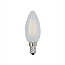 LAMPADINA OLIVA C37 VETRO FROST 4W 450LM 2700K: vendita online LAMPADINA OLIVA C37 VETRO FROST 4W 450LM 2700K in offerta