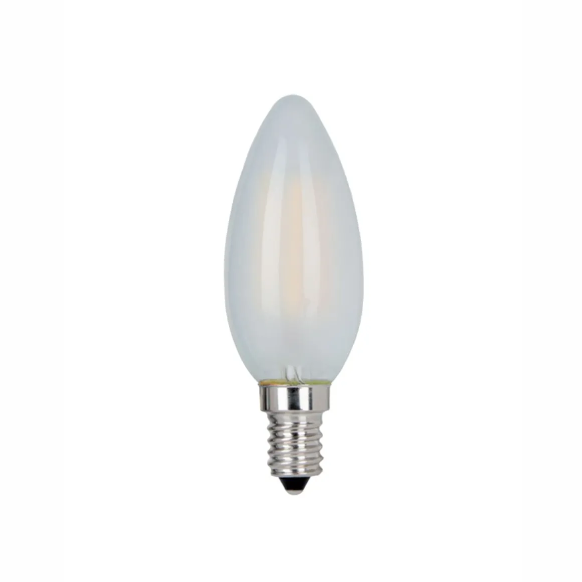 LAMPADINA OLIVA C37 VETRO FROST 4W 450LM 2700K: vendita online LAMPADINA OLIVA C37 VETRO FROST 4W 450LM 2700K in offerta