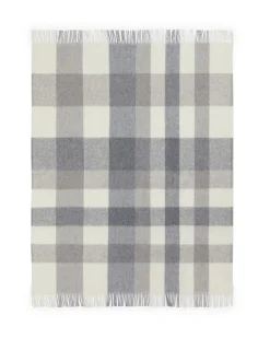 LANEROSSI - PLAID ISEO CHECK CM 130X170 GRIGIO: vendita online LANEROSSI - PLAID ISEO CHECK CM 130X170 GRIGIO in offerta