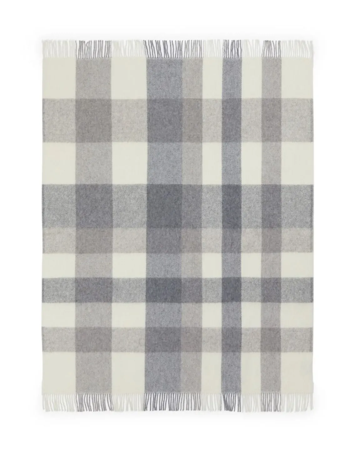 LANEROSSI - PLAID ISEO CHECK CM 130X170 GRIGIO: vendita online LANEROSSI - PLAID ISEO CHECK CM 130X170 GRIGIO in offerta