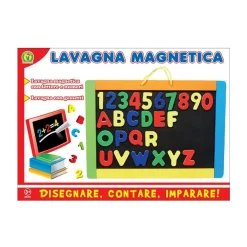 LAVAGNA MAGNETICA CON LETTERE E NUMERI CM 42X30: vendita online LAVAGNA MAGNETICA CON LETTERE E NUMERI CM 42X30 in offerta