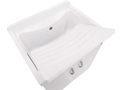 Lavatoio da bagno con lavello: mobile lavatoio con 2 ante