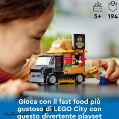 LEGO CITY - FURGONE DEGLI HAMBURGER: vendita online LEGO CITY - FURGONE DEGLI HAMBURGER in offerta