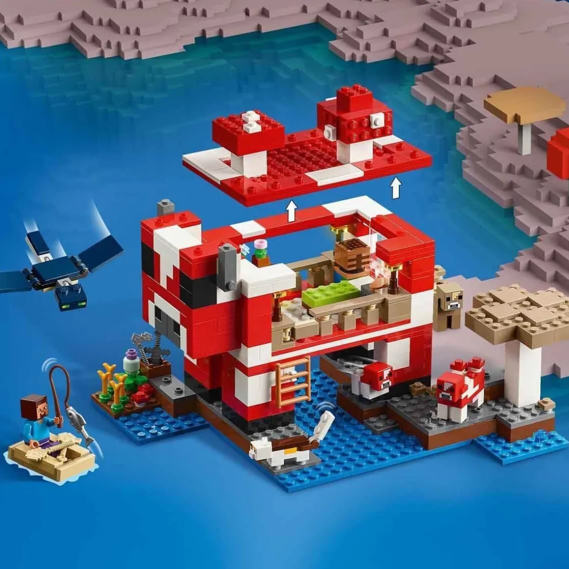 LEGO MINECRAFT - LA CASA DEL MOOSHROOM: vendita online LEGO MINECRAFT - LA CASA DEL MOOSHROOM in offerta