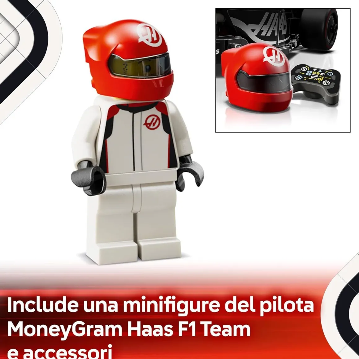 LEGO SPEED - AUTO DA CORSA MONEYGRAM HAAS F1 TEAM VF-24: vendita online LEGO SPEED - AUTO DA CORSA MONEYGRAM HAAS F1 TEAM VF-24 in offerta