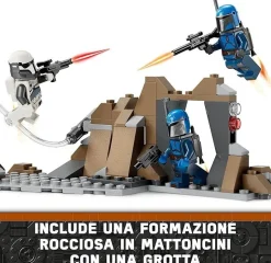 LEGO STAR WARS - BATTLE PACK AGGUATO SU MANDALORE: vendita online LEGO STAR WARS - BATTLE PACK AGGUATO SU MANDALORE in offerta