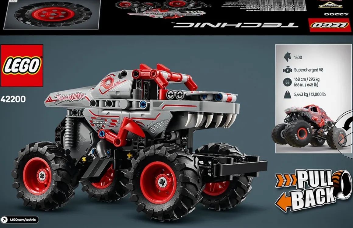 LEGO TECHNIC - PULL-BACK MONSTER JAM THUNDERRORUS: vendita online LEGO TECHNIC - PULL-BACK MONSTER JAM THUNDERRORUS in offerta