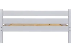 LETTO DA 140 MOD. VILMO IN LEGNO MASSELLO BIANCO